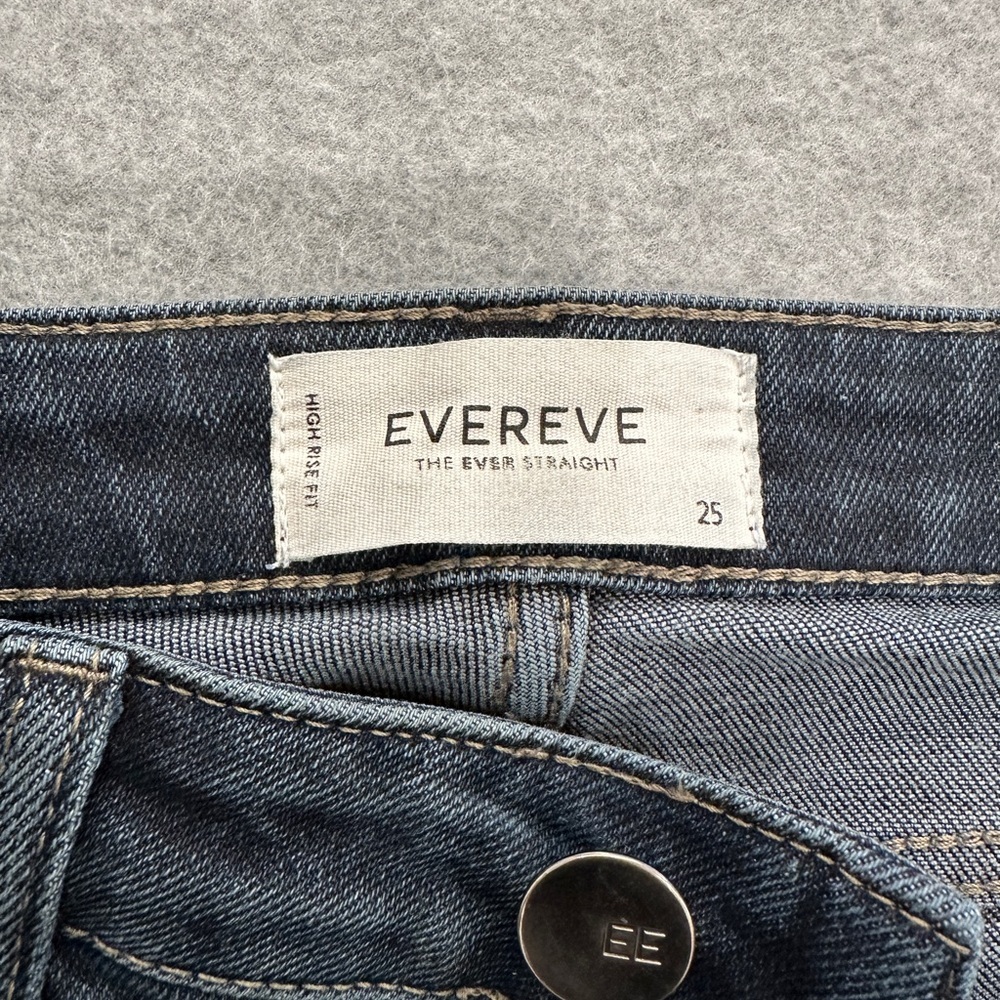 Evereve The Ever Straight High Rise Jeans - Picture 4 of 6